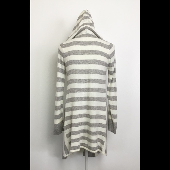 Beulah Cardigan Open Front Thin Knit Hooded - Picture 6 of 6